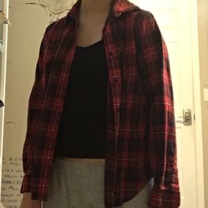 Comfy Black-and-Red Flannel